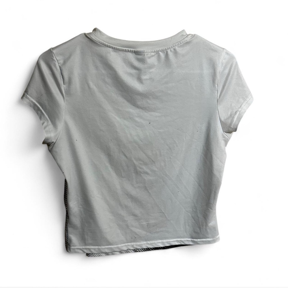 shein L body graphic cropped tee - Picture 3 of 4